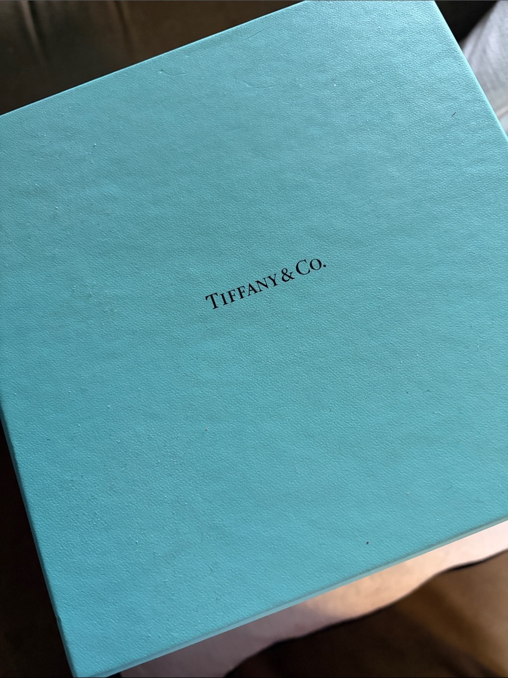 Tiffany & Co. crystal candle sticks & original box